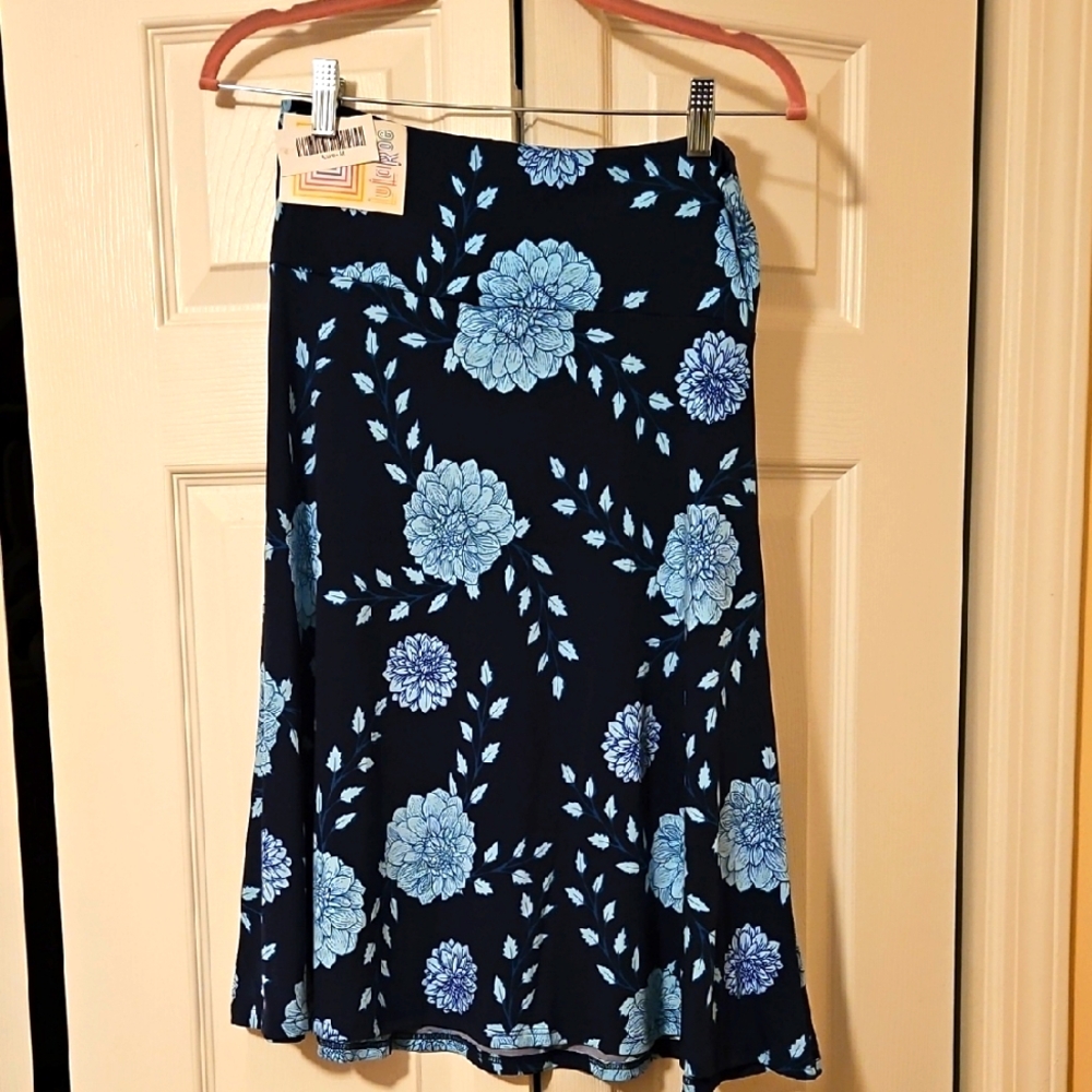 Floral Blue Skirt